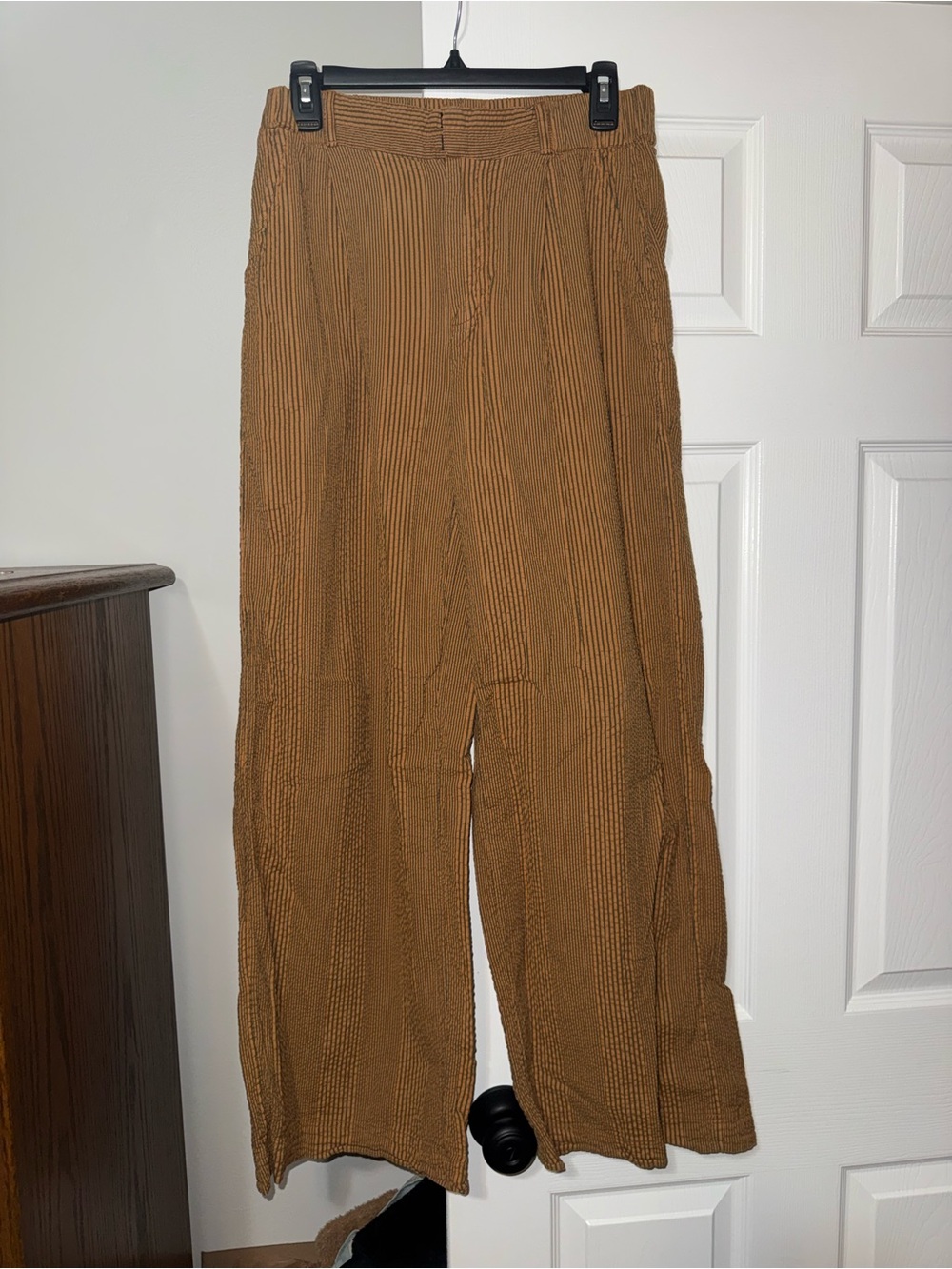 Free People Textured Wide-Leg Pants